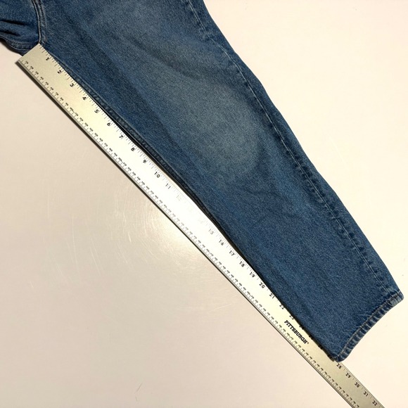 Rouje Paris Marais Denim Jeans Indigo Blue High Waist Button Fly Straight Leg 27 - Picture 11 of 11